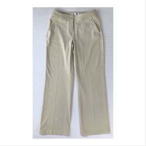 Coldwater Creek Womens Pants 8 Ivy Fit Moleskin Straight Leg Ivory Cream Capsule